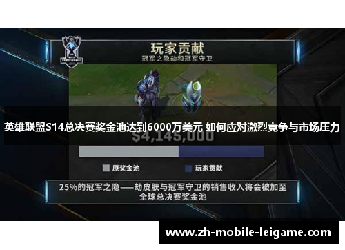 英雄联盟S14总决赛奖金池达到6000万美元 如何应对激烈竞争与市场压力